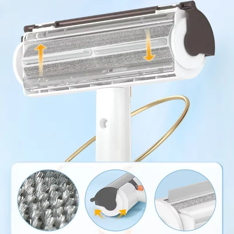 Pet Hair Removal Roller Multifunctional Portable Washable Hair Removal Brush Electrostatic Two-Way Dog ​​And Cat Hair Sticker